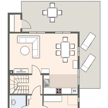 Westmarken Reetdachhaus Strandkontor